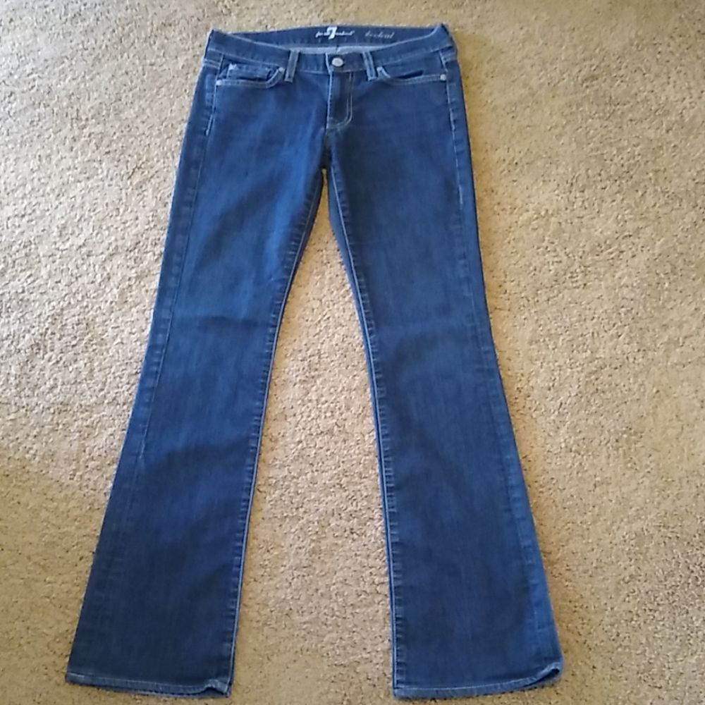 7 for all mankind jeans. size 27. Bootcut.